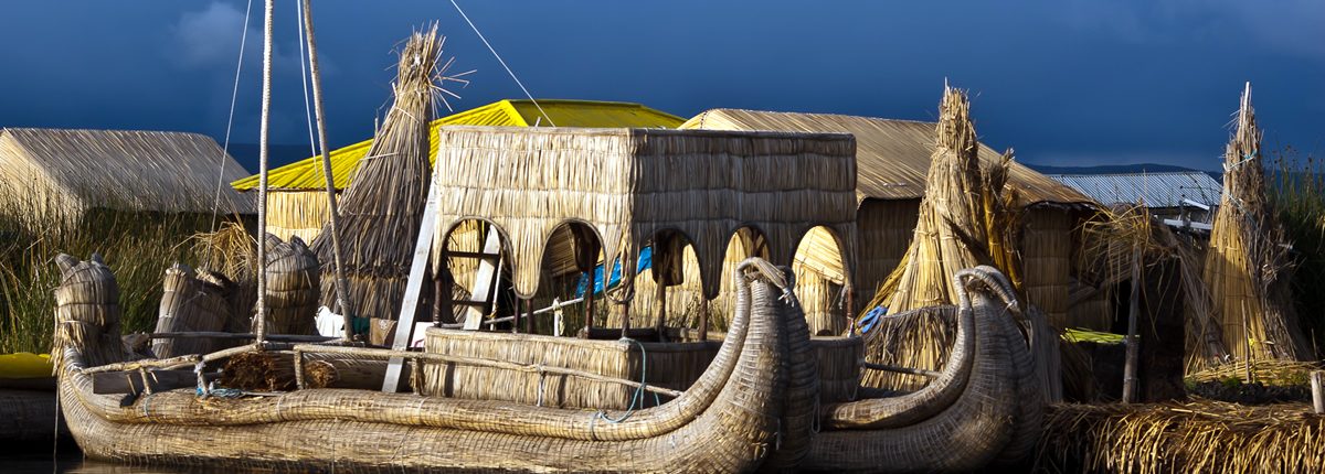 Peru Puno auf dem Titicacasee