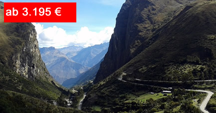 Wanderungen in den Anden und Radfahren in Lima