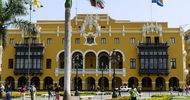 Stadtpalast an der Plaza Mayor in Lima