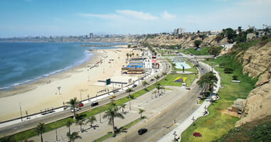 Chorrillos in Lima Peru