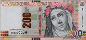 200 Soles Geldschein Peru