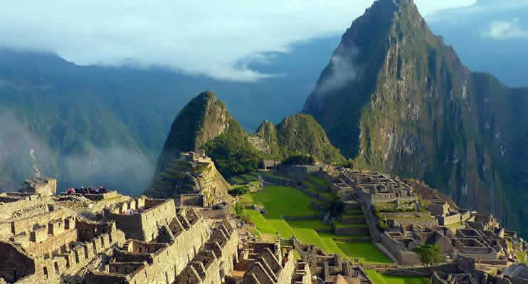 Vista panorámica de Machu Picchu