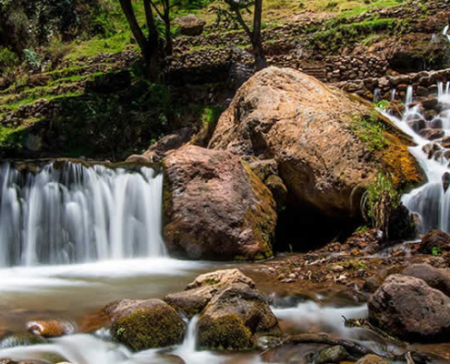 Cascada de Occochaca: 40-Meter-Wasserfall, Andenflora & kurzer Ausflug ab Huanta
