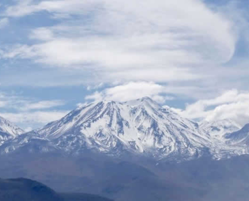 Vulkan Chachani (6.057 m): Leichte Sechstausender-Magie über Arequipa