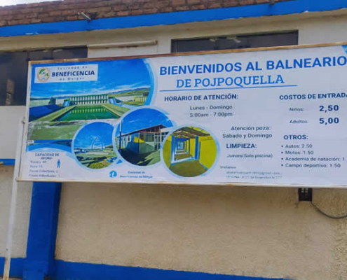 Baños Termales de Pojpoquella – heiße Quellen am Fuß des Cerro Kolqueparque