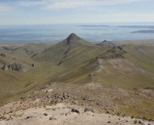 Cerro Apu Khapia: Heiliger Vulkan über dem Lago Wiñaymarca