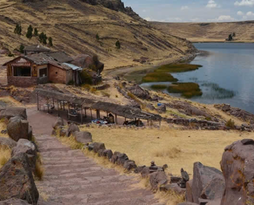 Isla Umayo: Heilige Insel in der Laguna Umayo bei Atuncolla