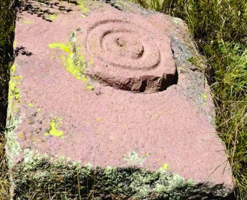 Archäologische Stätte Cerro Tococawa bei Pomata