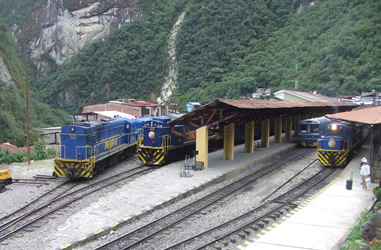 Aguas Calientes Station (Fotograf: Hugh Llewelyn)