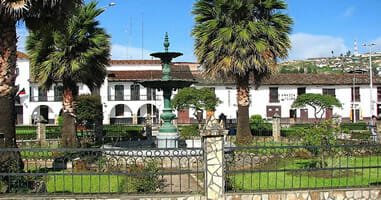 Plaza de armas Chachapoyas