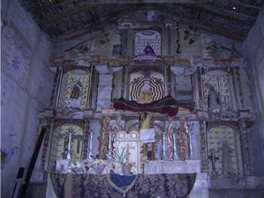 Retablo iglesia chiliquin chachapoyas