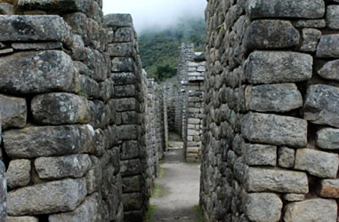 Wohnäuser in Machu Picchu