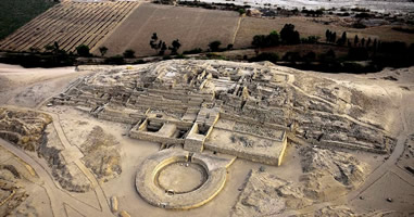 Luftaufnahme Caral