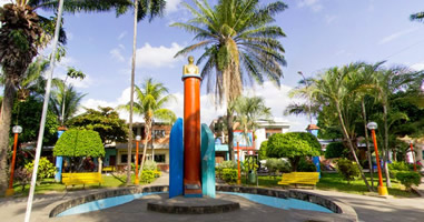 Statue im Zentrum