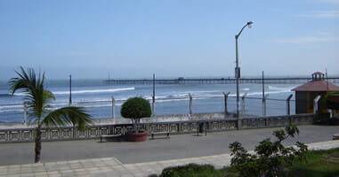 Pacasmayo Blick auf Strand