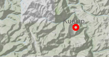 Karte Anreise Kuelap Peru