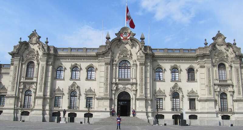 Palacio de Gobierno del Peru Riegierungspalast Lima