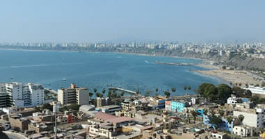 Blick auf Lima