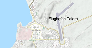 Karte Aeropuerto Internacional Capitán FAP Víctor Montes Arias