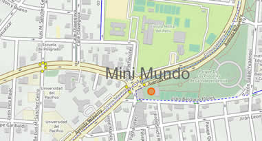 Karte  Anreise Mini Mundo in Jesus María