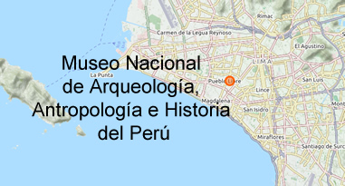 Museo Nacional de Arqueología Antropología e Historia del Perú Karte