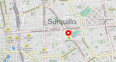 Karte Surquillo Lima Peru