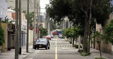 Streets of Miraflores Peru
