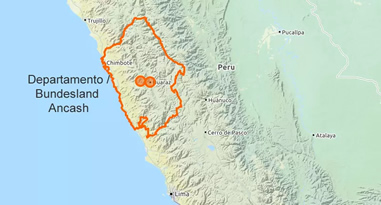 Ancash Peru Karte