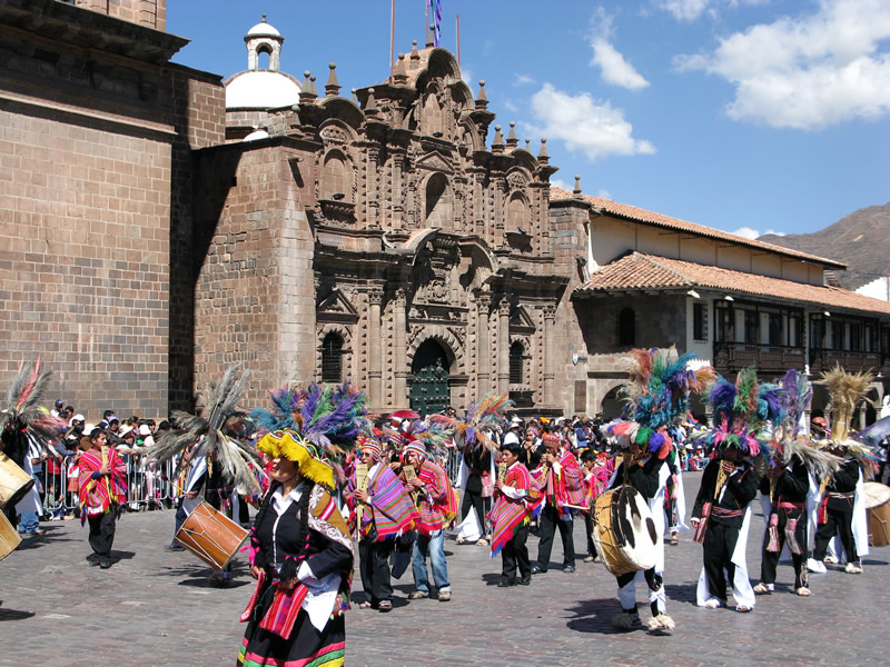 Sonnenfest am Plaza de Armas