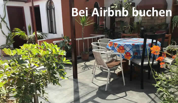 Terrasse im "La Casa de Helga"