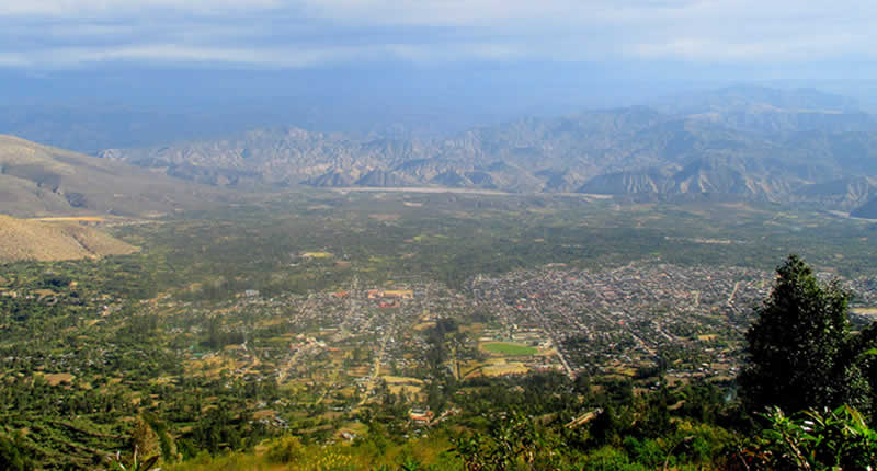 Vista desde la Cruz de la Pacificación