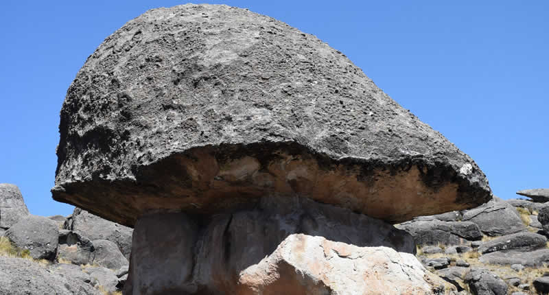 Bosque de Piedras de Chijos en el altiplano andino de Puno