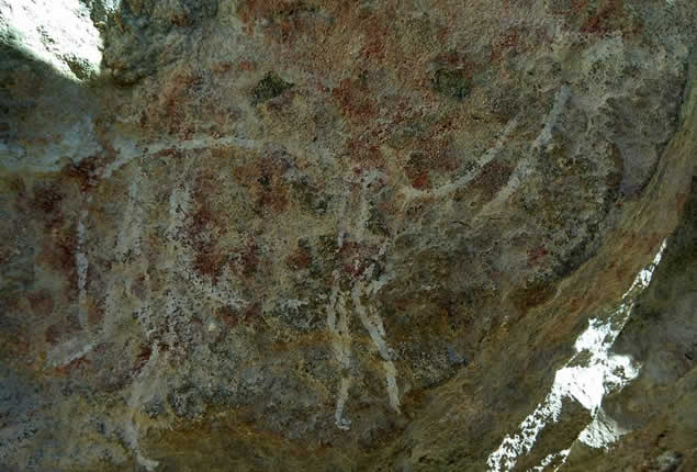 Arte rupestre en la Ciudad Encantada de Chillihua