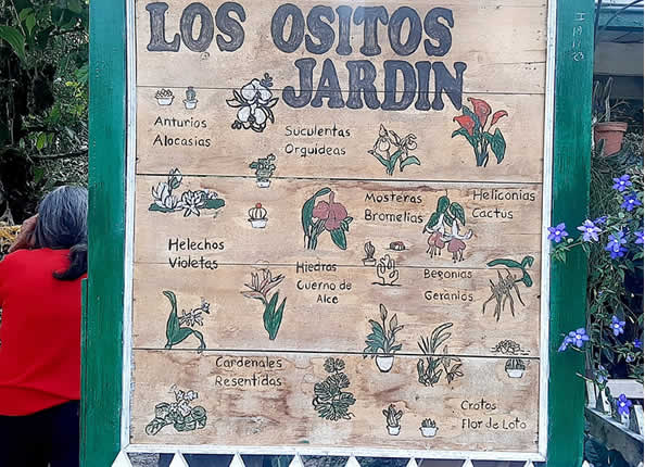 Botanischer Garten mitten in der Kaffeestadt Villa Rica