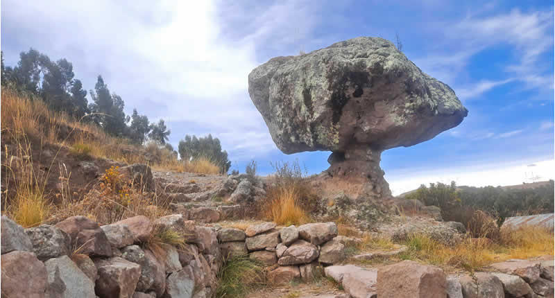 Kunkani Qala, formación rocosa sagrada en Ollaraya, región Puno
