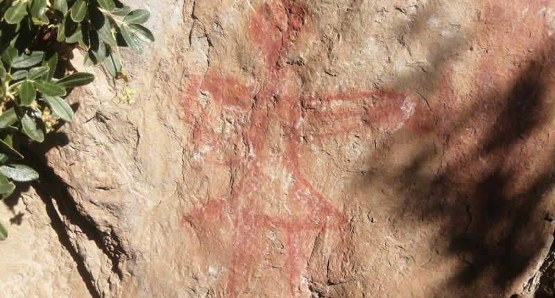 Arte rupestre en el Peñón de Yacari