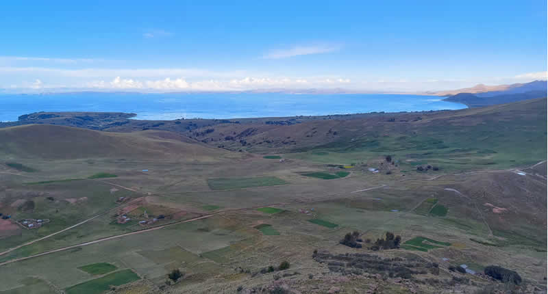 Peñón de Yacari cerca de Juli, en la comunidad de Yacari, Puno