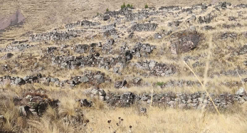 Sitio arqueológico Killi Killi cerca de Tantamaco, en la provincia de Carabaya