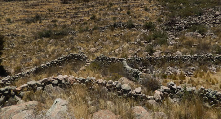 Fortificación precolonial al oeste de la ciudad de Juli