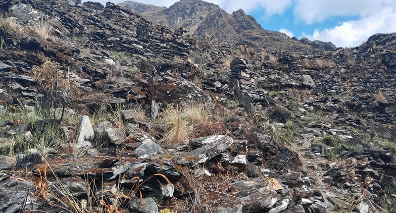 Archäologische Stätte Marka Marka II – Terrassen, Chullpas und Bärenland bei Usicayos
