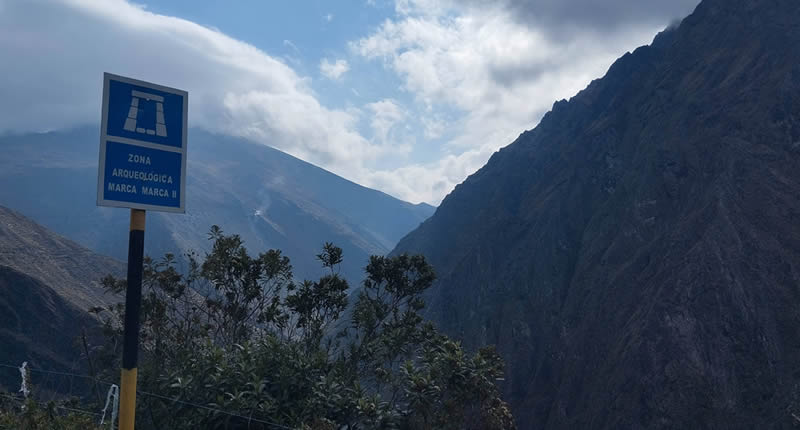 Pfad nach Marka Marka II im Tal von Usicayos 